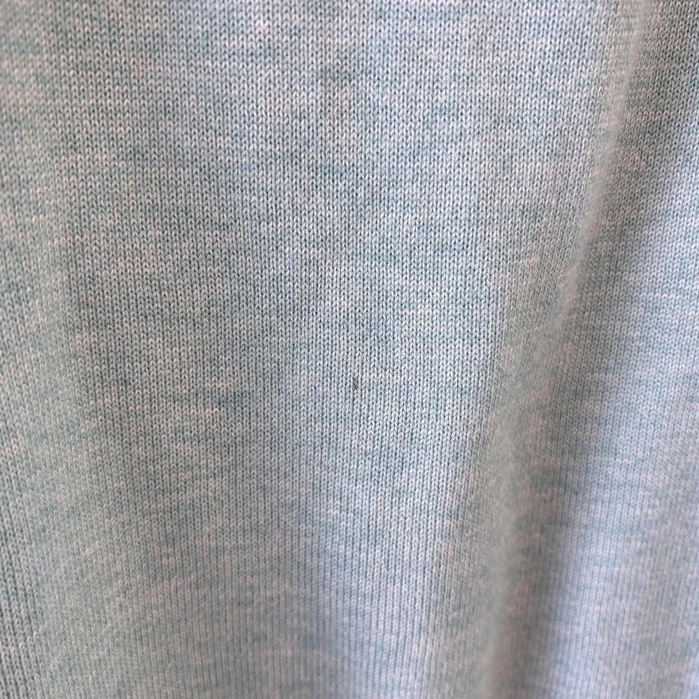 Vineyard Vines Mens 1/4 Zip‎ Polo Sweater Size M Teal Whale Logo Preppy